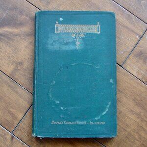 Antique 1870 Book Tennyson's Poems RARE Edition Poetical Works Alfred Tennyson